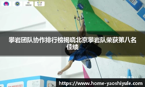 攀岩团队协作排行榜揭晓北京攀岩队荣获第八名佳绩